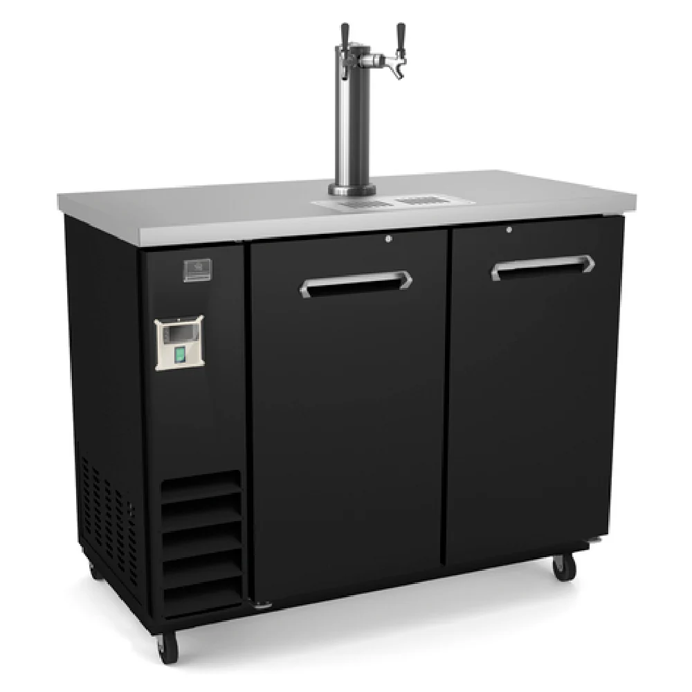 Kelvinator KCHBBD2D1T 49 Inch Draft Beer Cooler with 2 Keg Capacity Stainless Steel Kelvinator KCHBBD2D1T 49 Inch Draft Beer Cooler with 2 Keg Capacity Stainless Steel