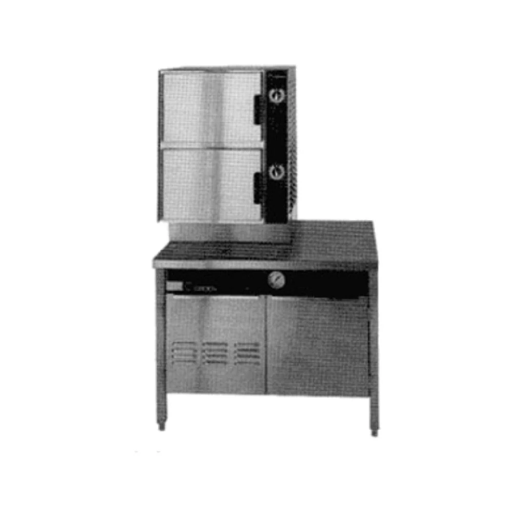 Groen HY-6SE-36_240/60/3 36 Inch Electric Steamer Stainless Steel with 2 Pans Groen HY-6SE-36_240/60/3 36 Inch Electric Steamer Stainless Steel with 2 Pans