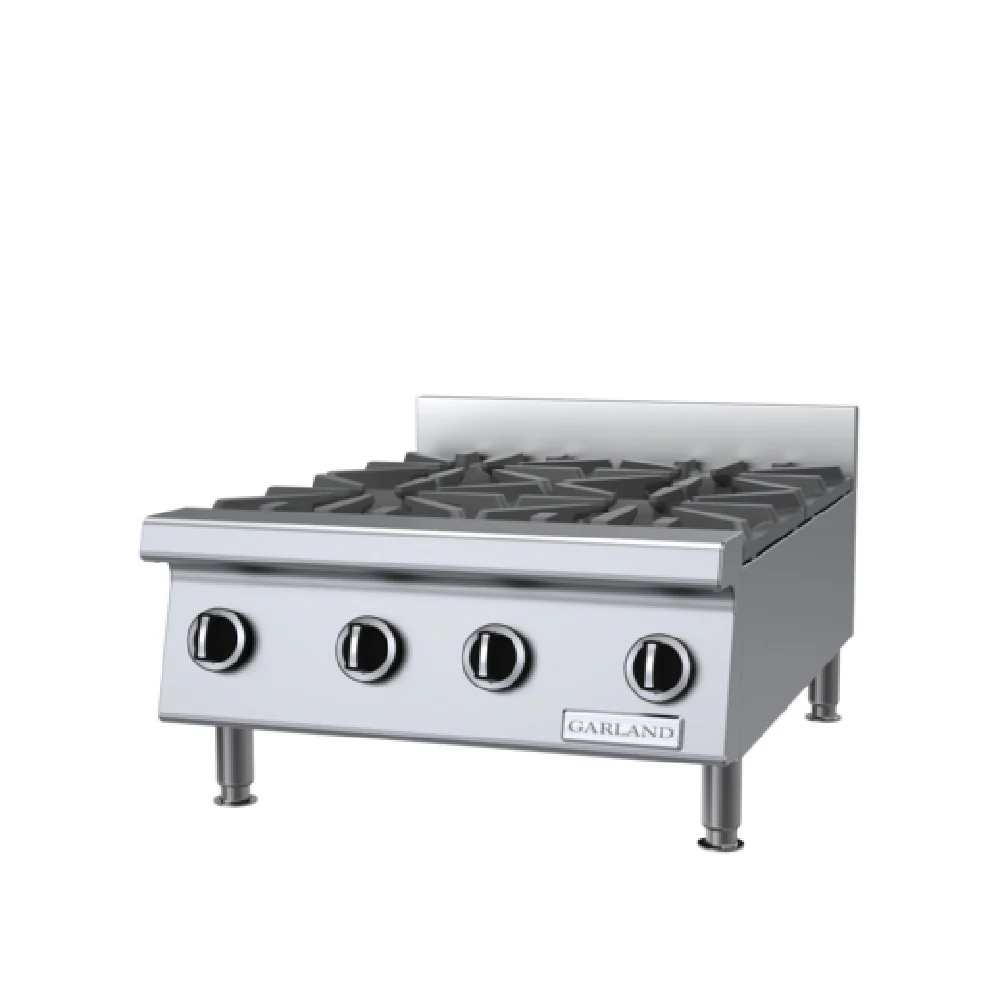 Garland GTOG24-4_LP 24 Inch Countertop Gas Hotplate with 4 Burners 120000 BTU