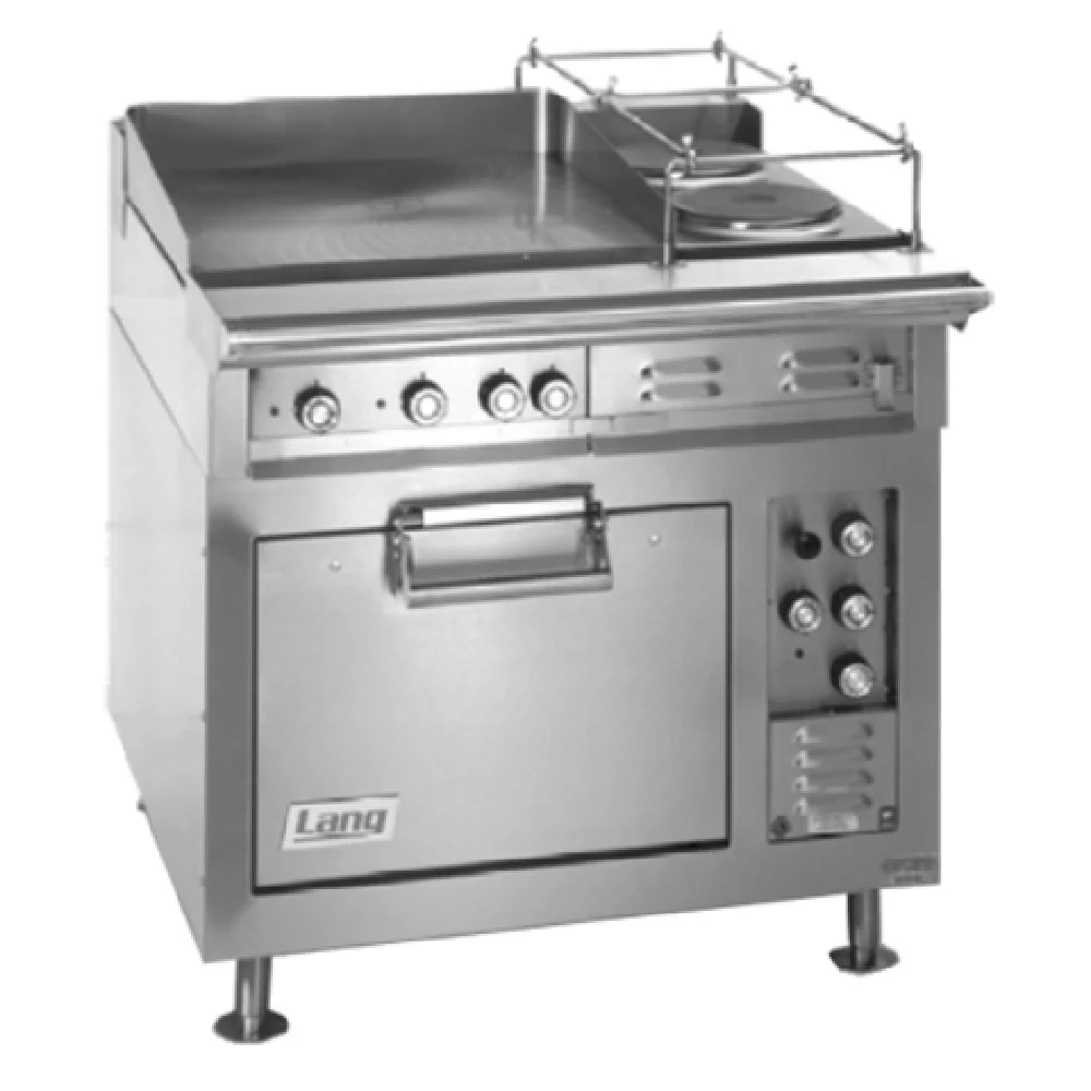 Lang R36S-ATBM 36 Inch Electric Range with (3) 12 Inch Hot Tops and Standard Oven Lang R36S-ATBM 36 Inch Electric Range with (3) 12 Inch Hot Tops and Standard Oven