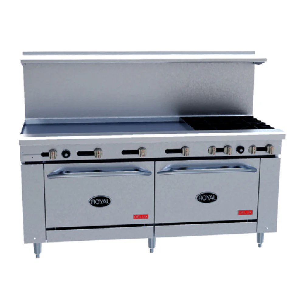 Royal Range Of California RDR-10G12-C_NAT Delux Series Restaurant Range Gas Royal Range Of California RDR-10G12-C_NAT Delux Series Restaurant Range Gas