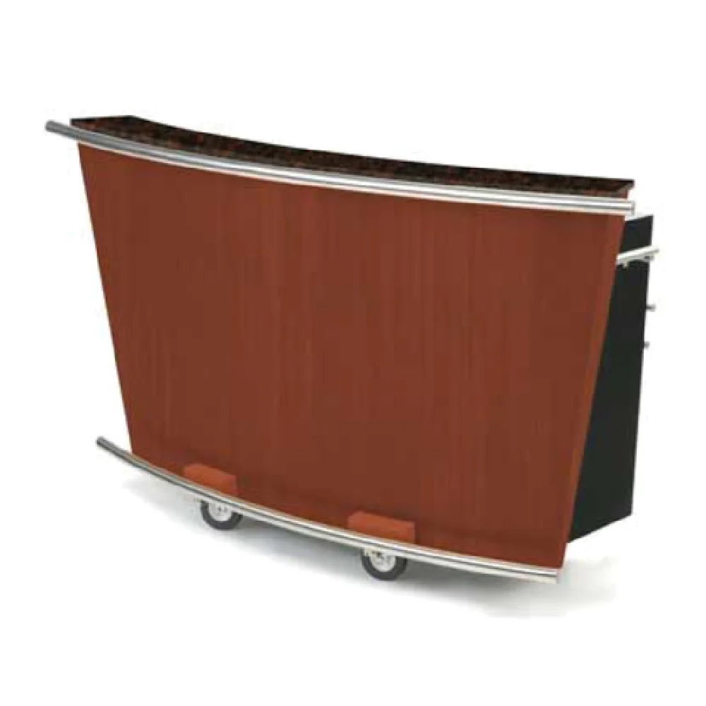 Forbes Industries 4874-6 79 Inch Mobile Bar Avonite Countertop Stainless Steel Sink with Speed Rail Forbes Industries 4874-6 79 Inch Mobile Bar Avonite Countertop Stainless Steel Sink with Speed Rail