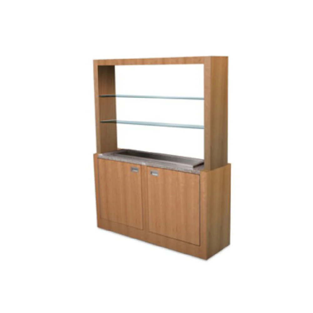 Forbes Industries 5808-AVONITE 60 Inch Slim Back Bar with Wood Veneer Cabinet Forbes Industries 5808-AVONITE 60 Inch Slim Back Bar with Wood Veneer Cabinet