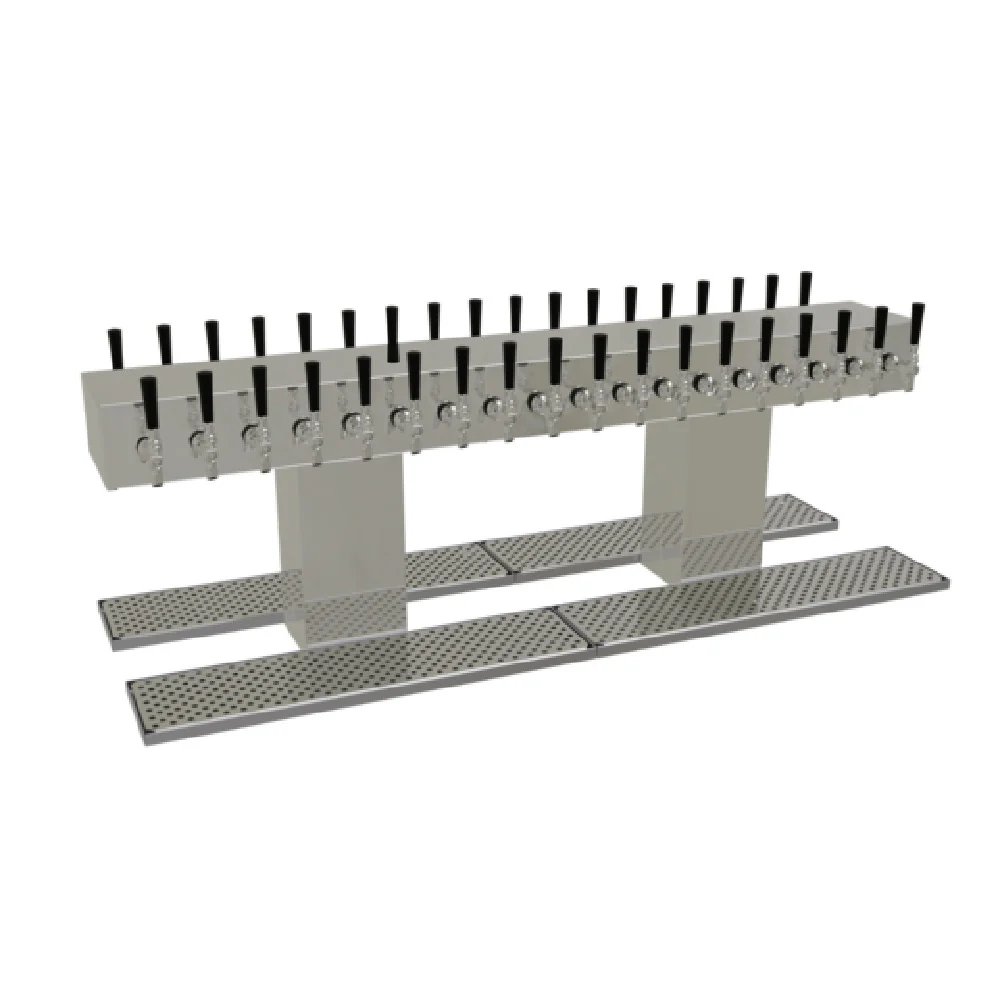 Glastender DT-36-MFR 56 Inch Countertop Glycol-Cooled Draft Tower Stainless Steel