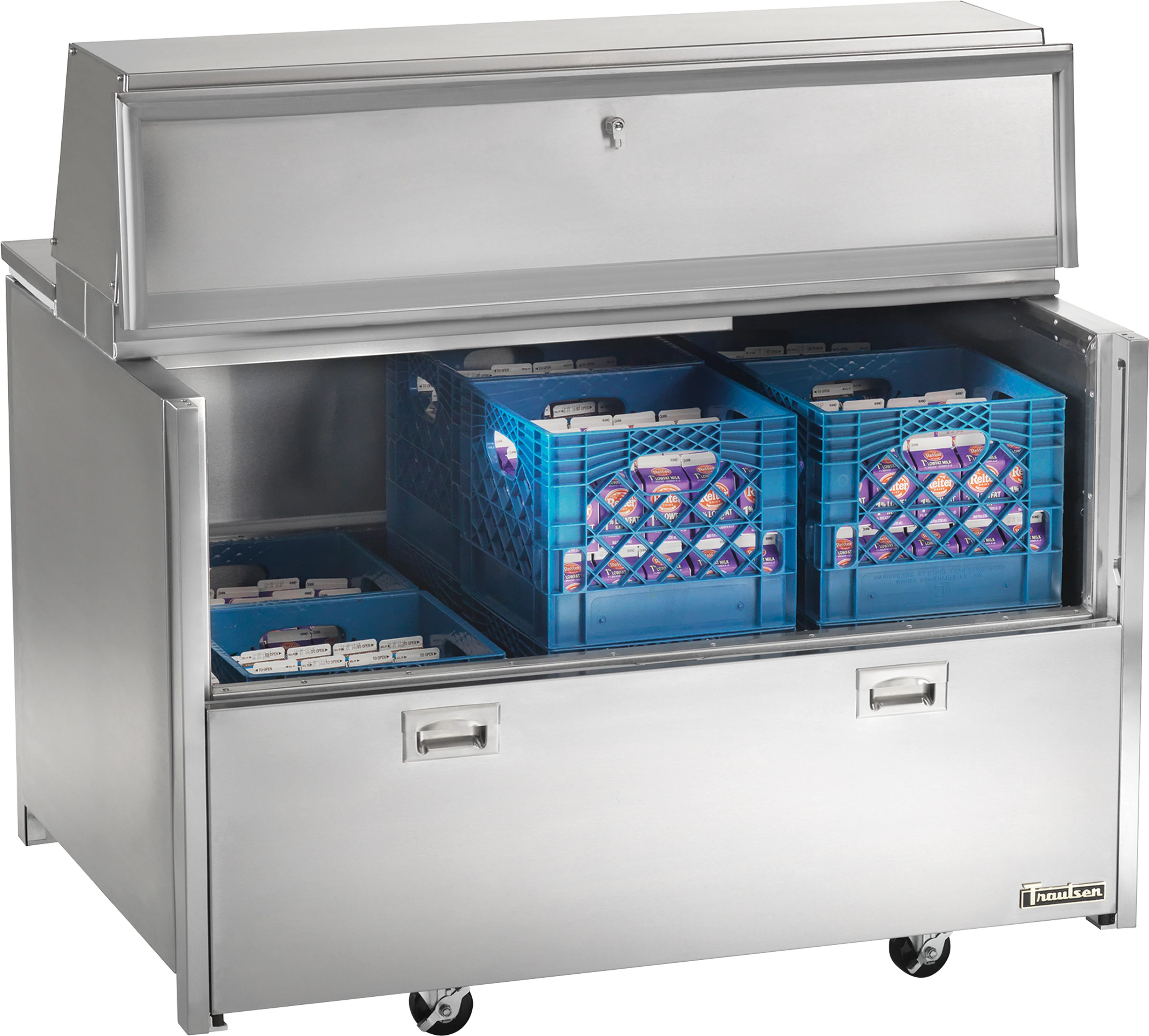 Traulsen RMC49D6 49 Inch Forced Air Milk Cooler Dual Access Stainless Steel Traulsen RMC49D6 49 Inch Forced Air Milk Cooler Dual Access Stainless Steel