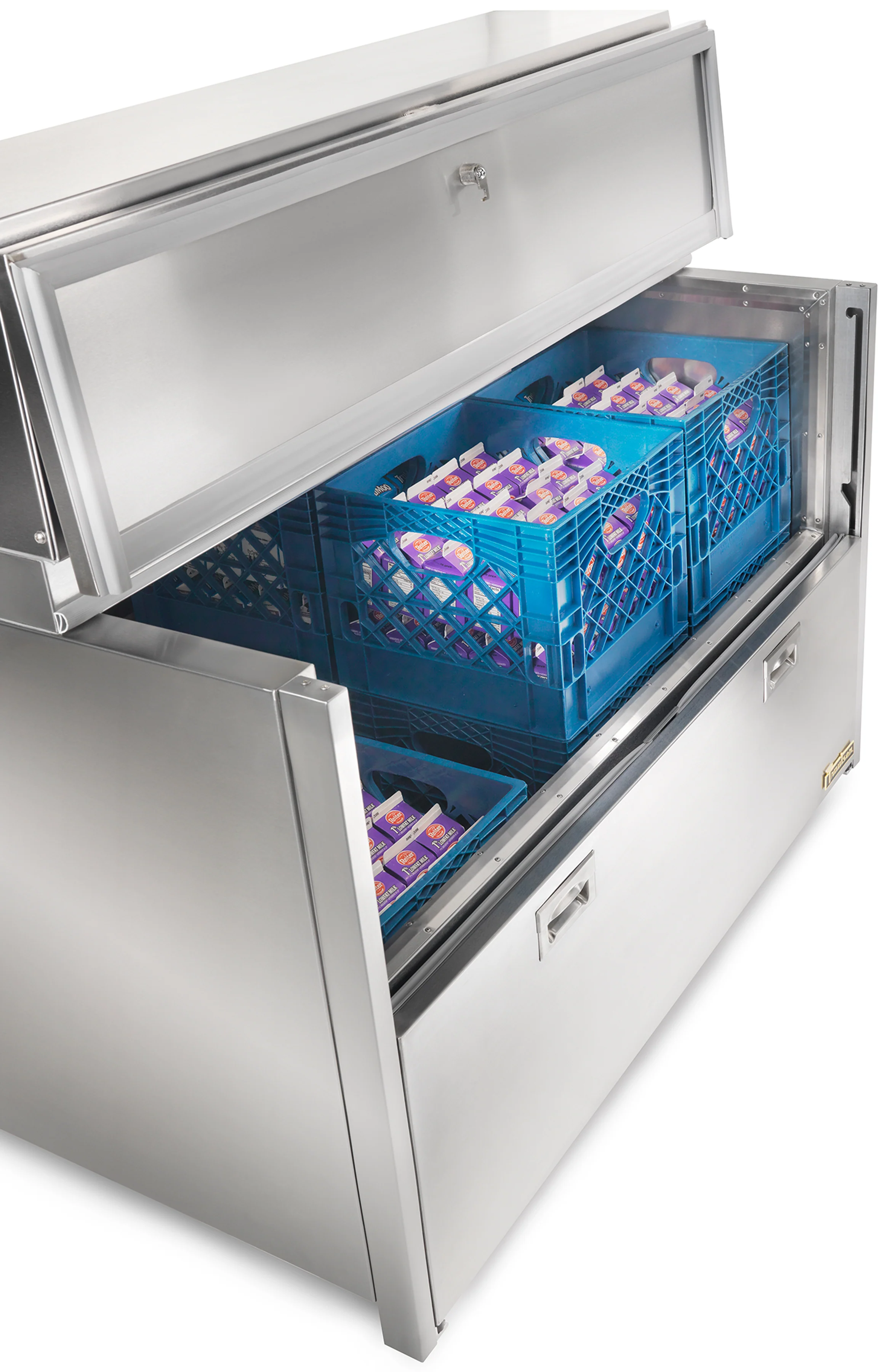 Traulsen RMC49D6 49 Inch Forced Air Milk Cooler Dual Access Stainless Steel Traulsen RMC49D6 49 Inch Forced Air Milk Cooler Dual Access Stainless Steel