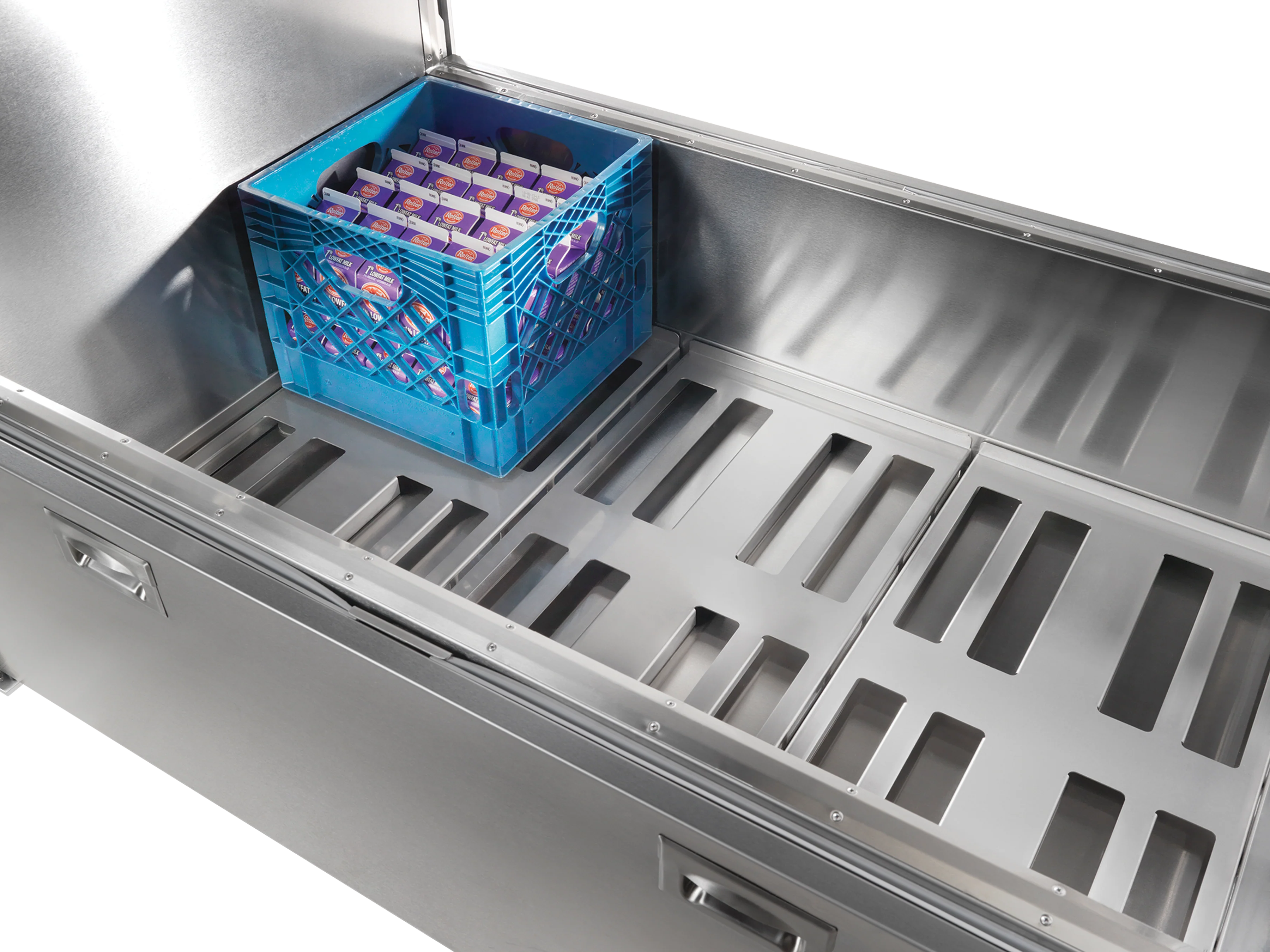 Traulsen RMC49D6 49 Inch Forced Air Milk Cooler Dual Access Stainless Steel Traulsen RMC49D6 49 Inch Forced Air Milk Cooler Dual Access Stainless Steel