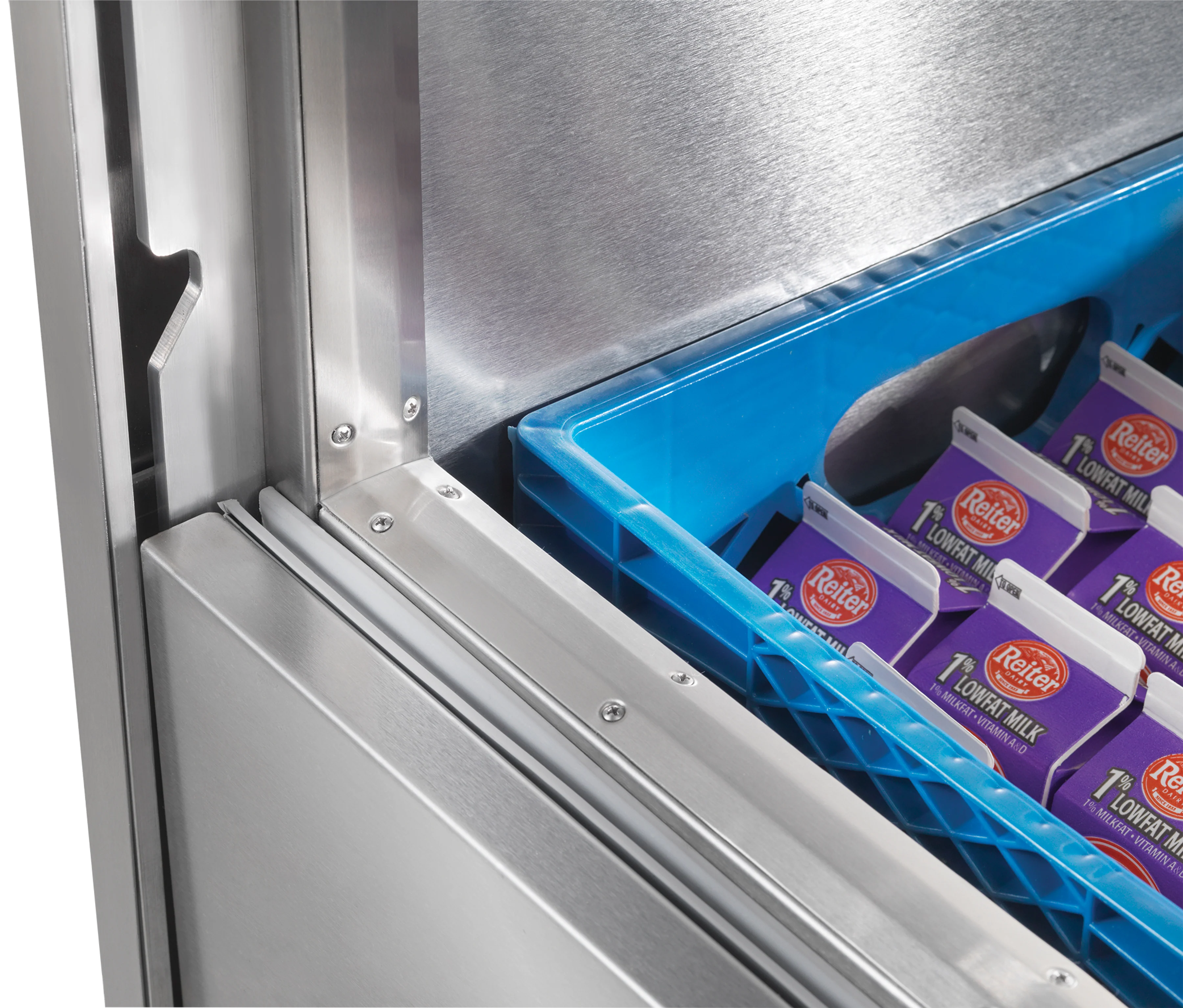 Traulsen RMC49D6 49 Inch Forced Air Milk Cooler Dual Access Stainless Steel Traulsen RMC49D6 49 Inch Forced Air Milk Cooler Dual Access Stainless Steel