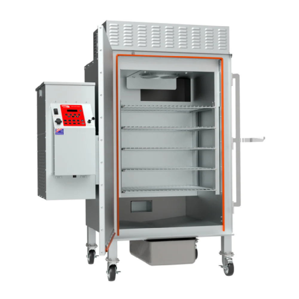 Cookshack FEC120 46 Inch Smoker Oven Wood Pellets 120 Lbs Load Capacity Cookshack FEC120 46 Inch Smoker Oven Wood Pellets 120 Lbs Load Capacity
