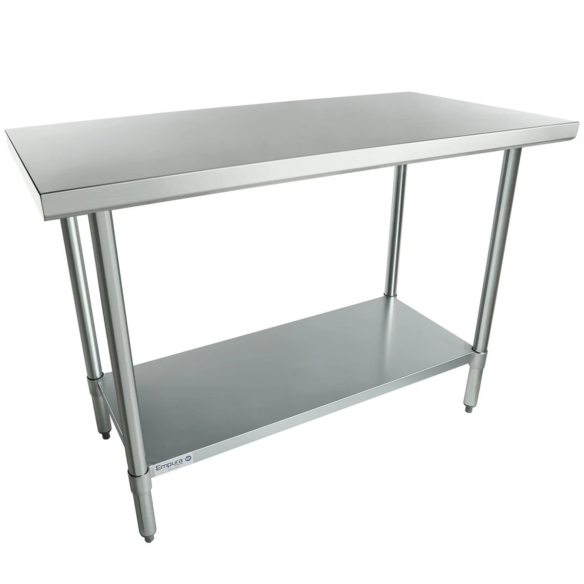Empura Stainless WT2448 48 Inch Work Table Standard Duty with Galvanized Steel