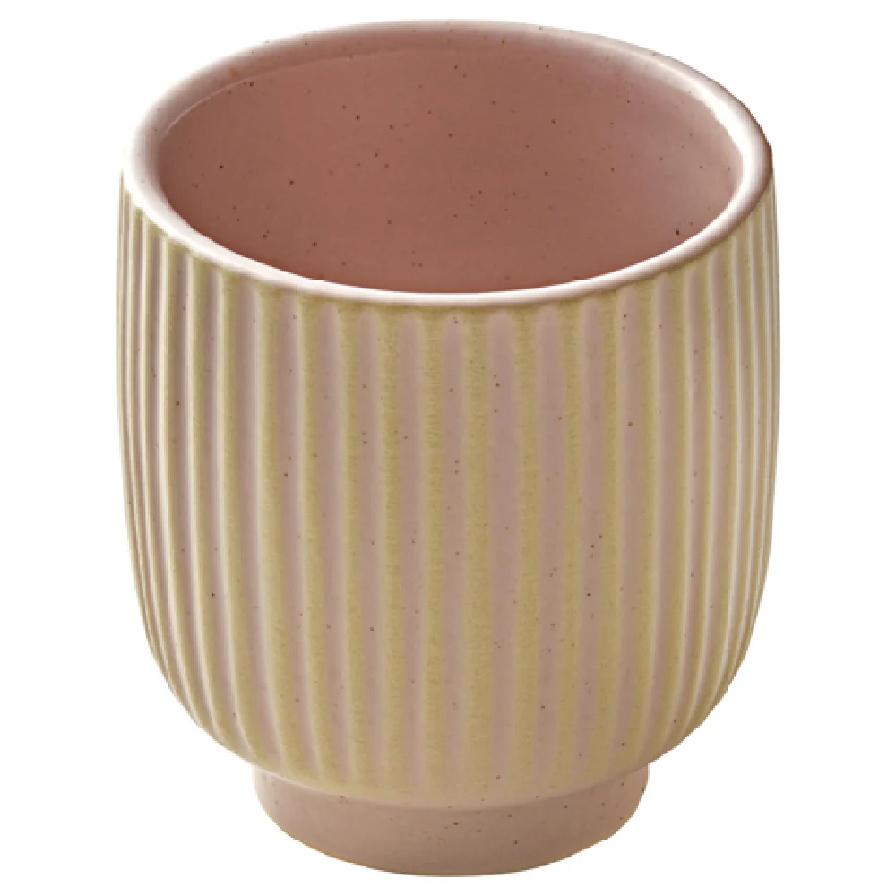 BauscherHepp P015451-000583 3.4 Oz Cup Relief Stoneware Rosé - Cups China