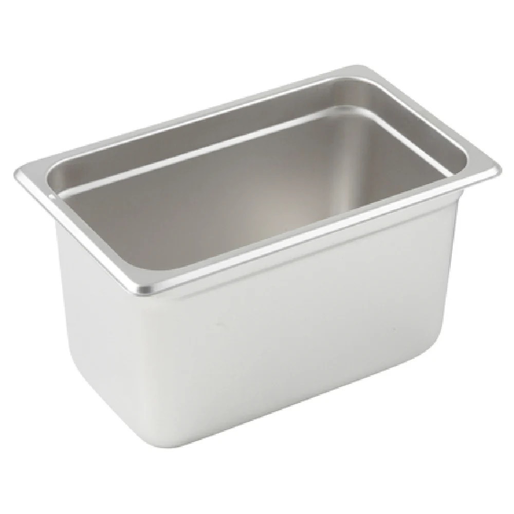Winco SPJL-406 10-5/6 Inch Width 25 Gauge Commercial Steam Table Pan Stainless Steel Anti-jamming Winco SPJL-406 10-5/6 Inch Width 25 Gauge Commercial Steam Table Pan Stainless Steel Anti-jamming