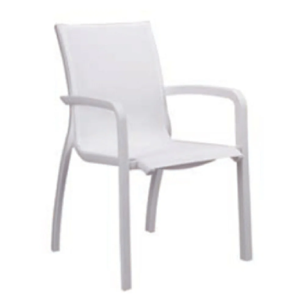 Grosfillex UT664096 23 Inch Armchair Outdoor Textilene Sling with Microban Grosfillex UT664096 23 Inch Armchair Outdoor Textilene Sling with Microban