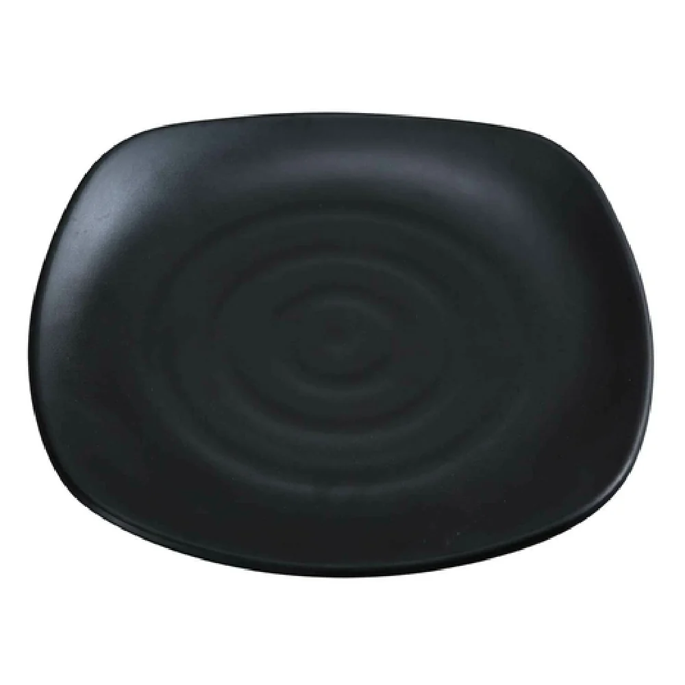 Yanco BP-1109 9 Inch Square Plate Asian Style with Matting Surface Melamine Yanco BP-1109 9 Inch Square Plate Asian Style with Matting Surface Melamine