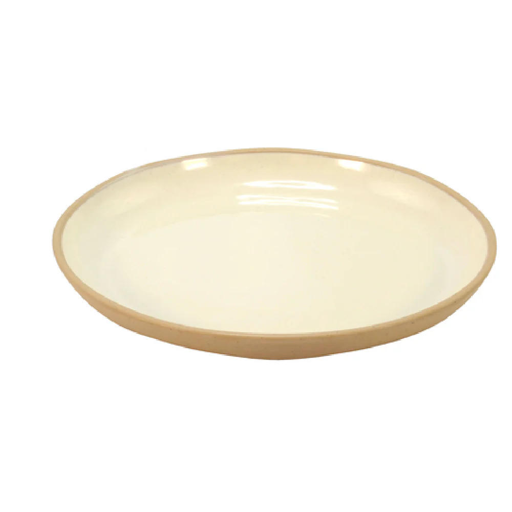 BauscherHepp TCM4605 15-1/4 Inch Diameter Deep Round Dish Melamine Beige BauscherHepp TCM4605 15-1/4 Inch Diameter Deep Round Dish Melamine Beige