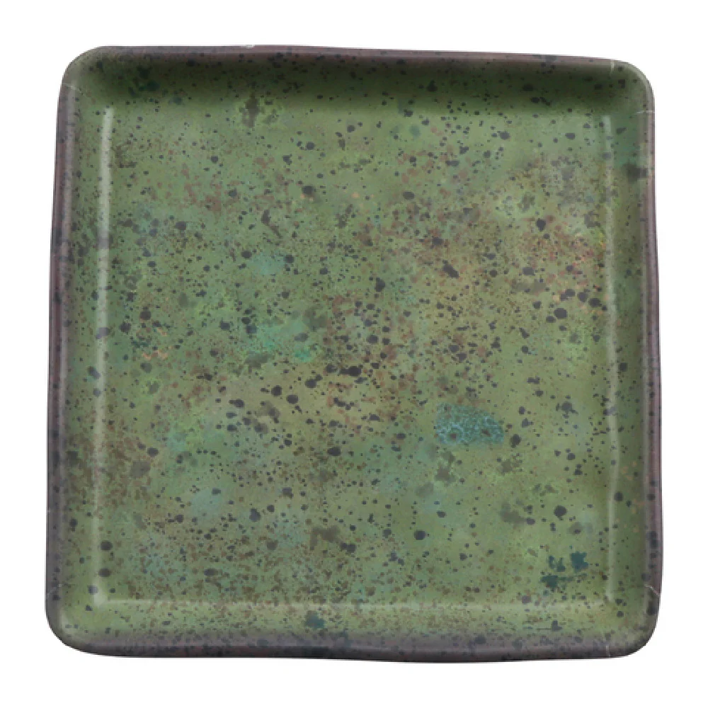 GET Enterprises 20030-SP 4 Inch Square Plate Melamine Spruce 24 Packs GET Enterprises 20030-SP 4 Inch Square Plate Melamine Spruce 24 Packs