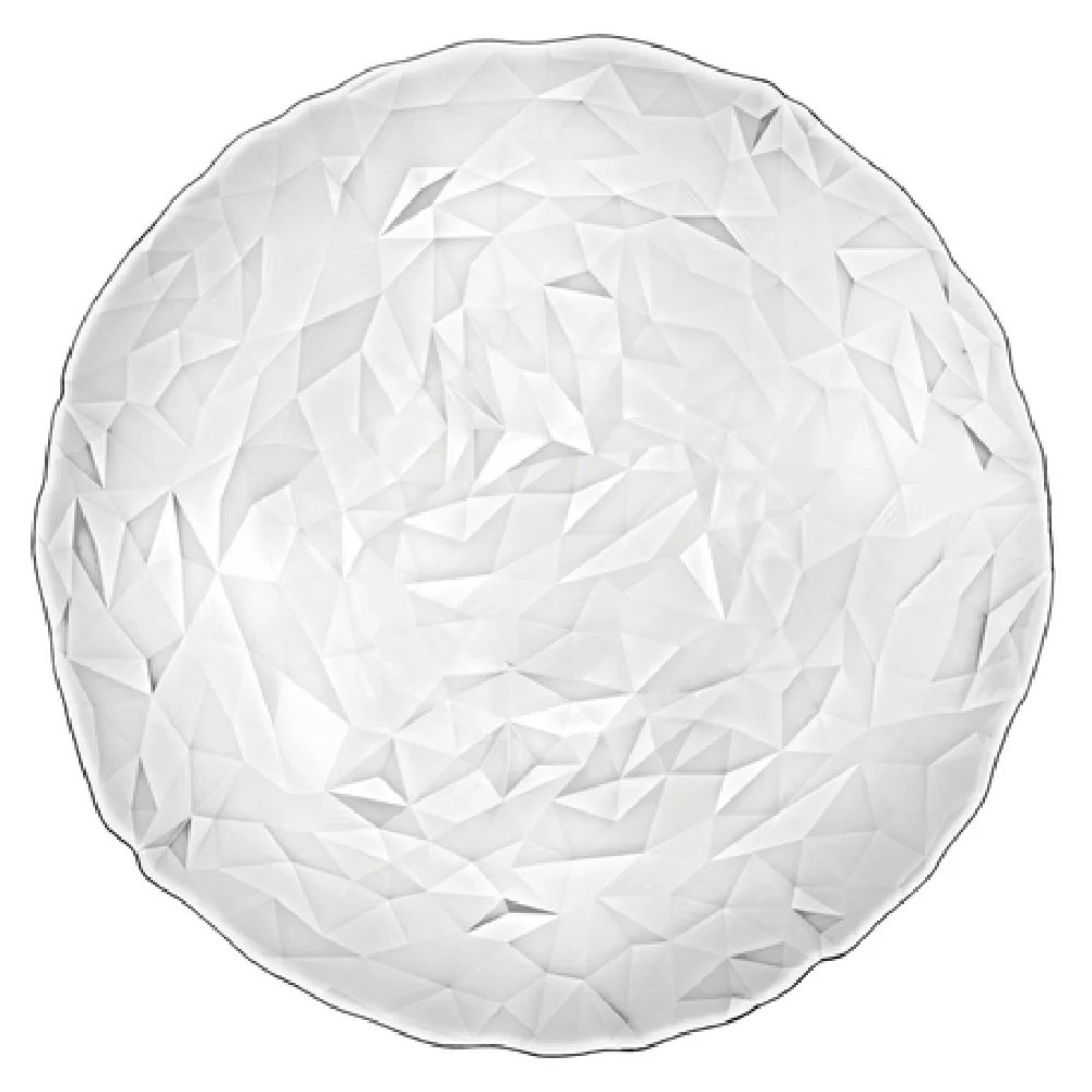 Steelite 4990Q812 13 Inch Diameter Clear Glass Charger Plate Service Plate