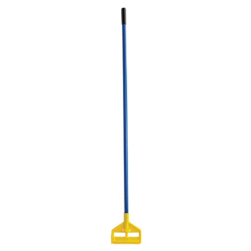 Rubbermaid Commercial Products FGH14600BL00 60 Inch Mop Handle with Fiberglass Yellow Plastic Head