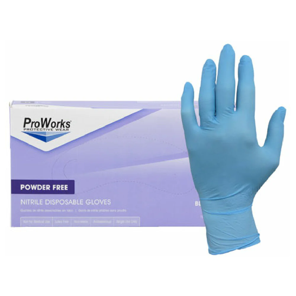 JMC Janitorial HOSPECO-GLN103FM Nitrile Glove-Powder-Free Medium 3 Mil JMC Janitorial HOSPECO-GLN103FM Nitrile Glove-Powder-Free Medium 3 Mil