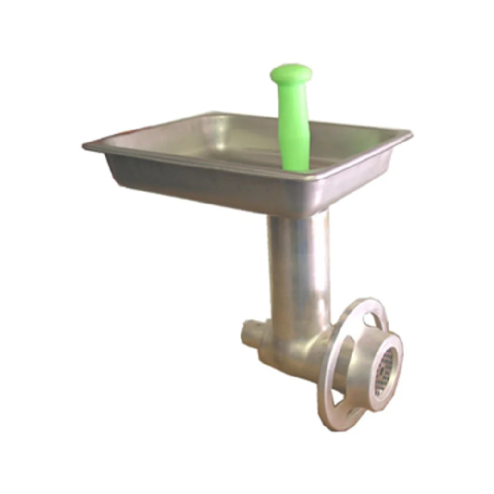 Uniworld Food Service Equipment 812HCPL 12 Inch Hobart Type Grinder Attachment Tin Plated