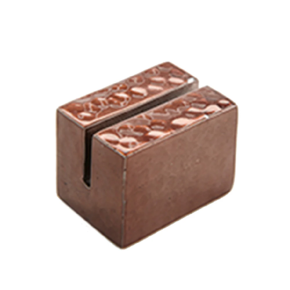 American Metalcraft BHCHR1 1-1/4 Inch Card Holder Copper Hammered Finish