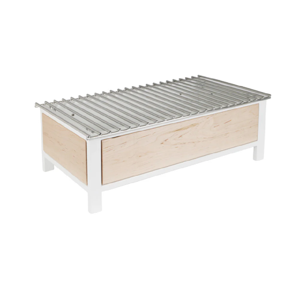 Cal Mil 22413-71 19-3/4 Inch Blonde Chafer Soup Marmite with Durable Metal Cal Mil 22413-71 19-3/4 Inch Blonde Chafer Soup Marmite with Durable Metal
