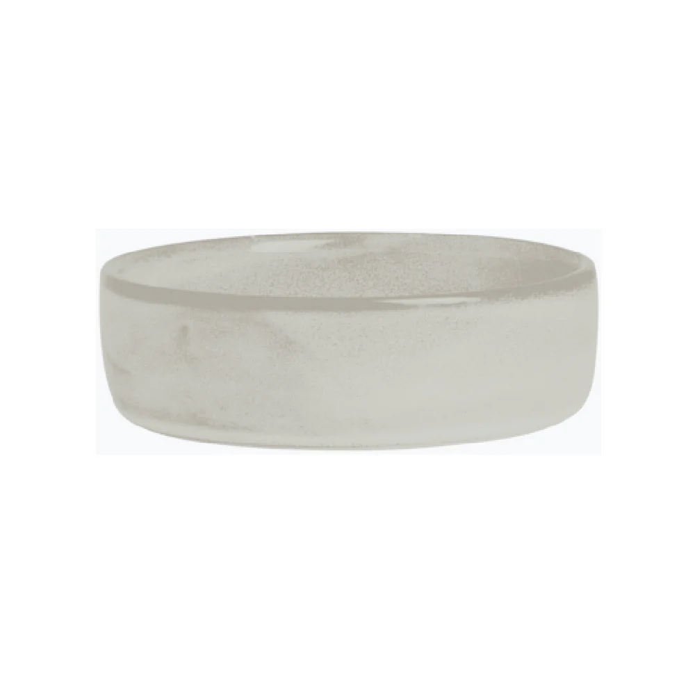 Steelite 6120RG099 10.25 Oz Deep Tray Shell Porcelain Round - Potters Collection