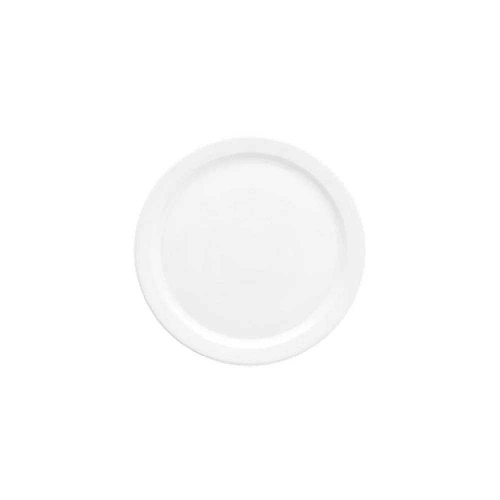 Fortessa FBC-INCA-105N 8.6 Inch Bone China Narrow Rim Plate White
