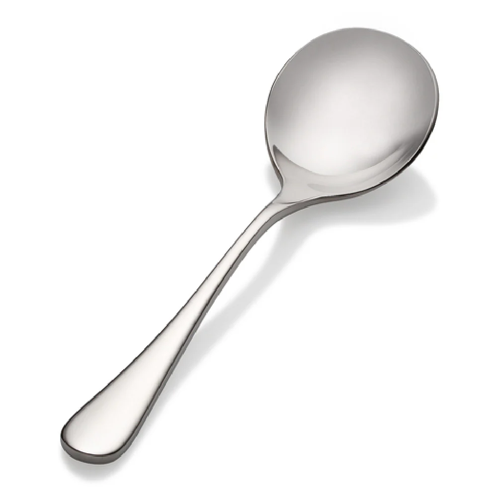 Bon Chef S4001 6-3/8 Inch Bouillon Spoon with Polished Finish Stainless Steel