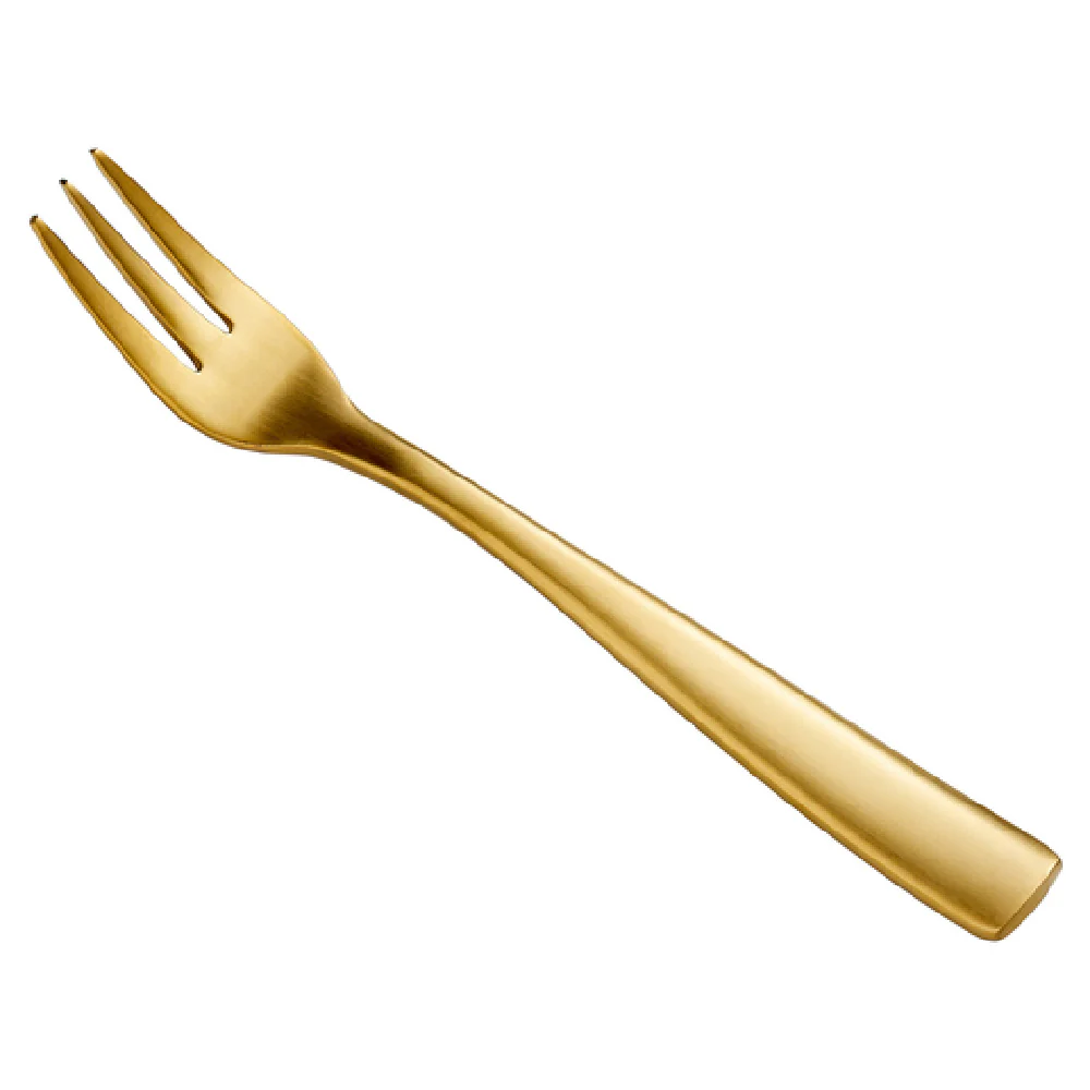 Bon Chef S3008GM 5-3/8 Inch Oyster Cocktail Fork Gold Matte Finish Stainless Steel Bon Chef S3008GM 5-3/8 Inch Oyster Cocktail Fork Gold Matte Finish Stainless Steel