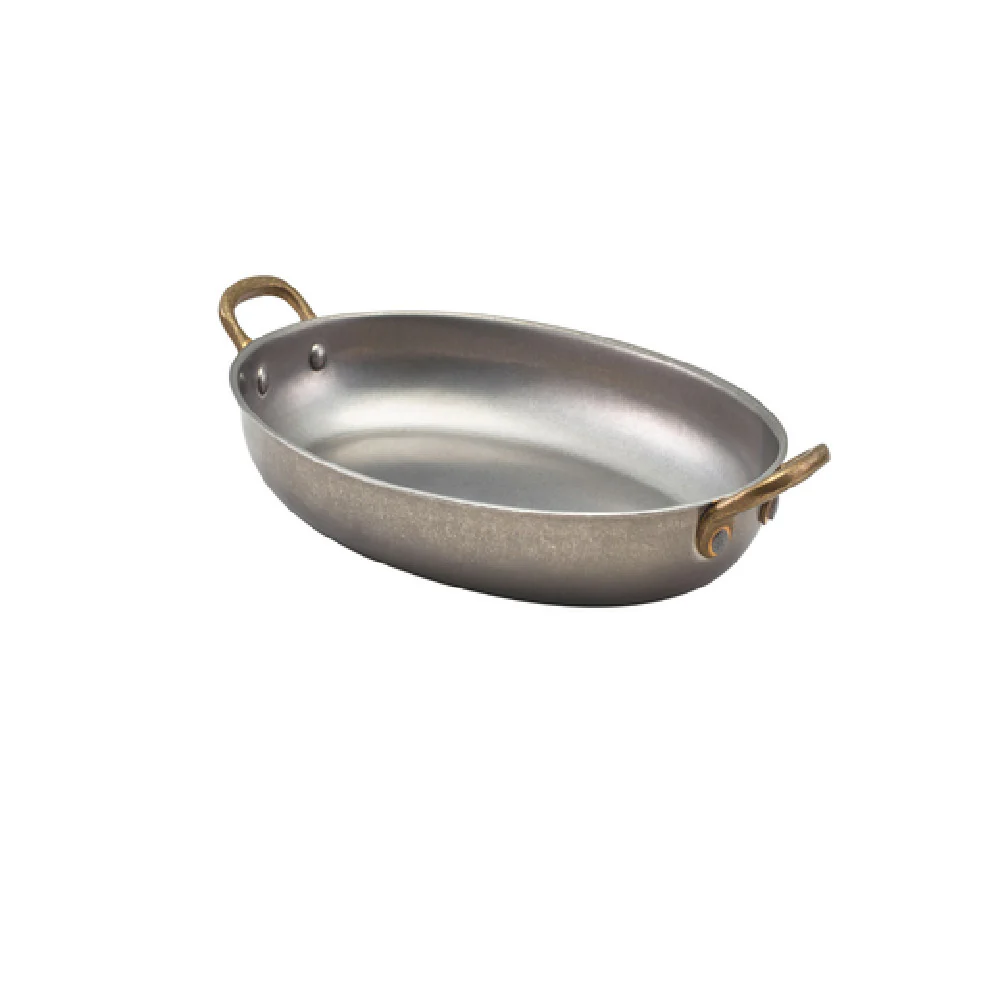 Steelite GWSSD24V 11 Inch Oval Dish 40 Oz Vintage Stainless Steel