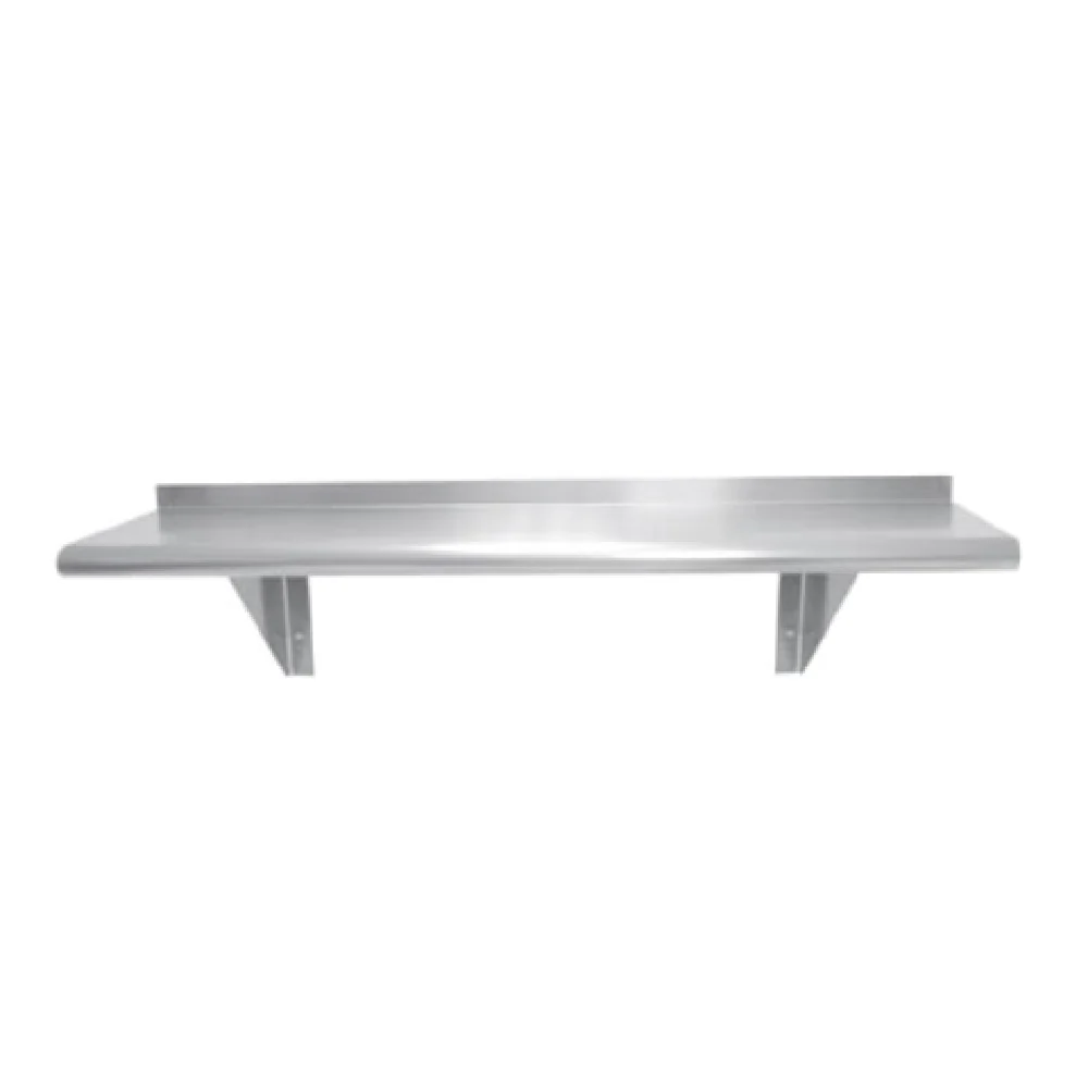 Advance Tabco WS-12-132-16 132 Inch Bullnose Wall Mounted Shelf Stainless Steel