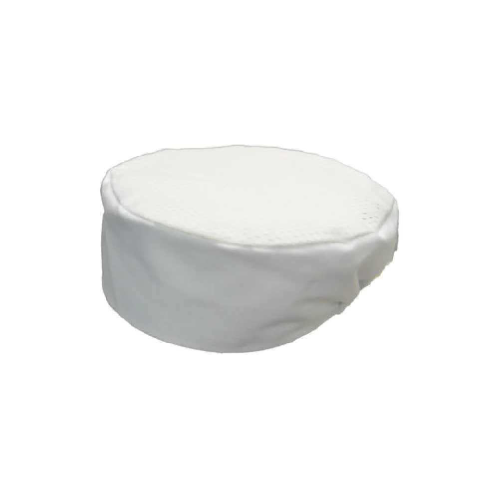 CAC China APHT-1WL Chef's Hat Pillbox L/XL White - 96 Packs