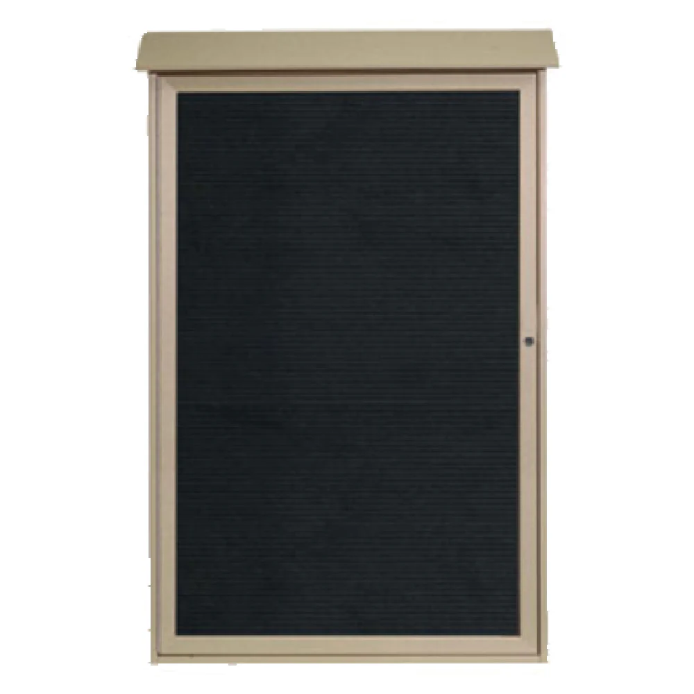 Aarco PLD5438L-8 38 Inch Wall Mounted Message Center Black Letter Board Aarco PLD5438L-8 38 Inch Wall Mounted Message Center Black Letter Board
