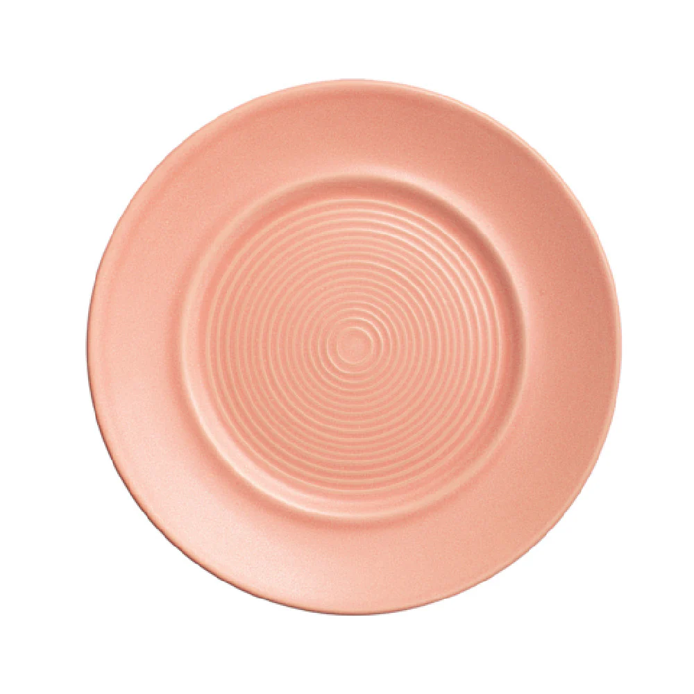 Vertex China E-207-R 11-1/4 Inch Plate with 7 Inch Well Round Embossed China Vertex China E-207-R 11-1/4 Inch Plate with 7 Inch Well Round Embossed China
