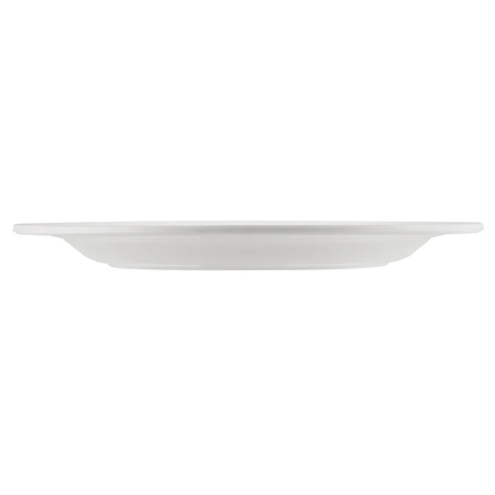 CAC China MLRN-16 10-1/2 Inch Diameter Round Plate with Rolled Edge Melamine CAC China MLRN-16 10-1/2 Inch Diameter Round Plate with Rolled Edge Melamine