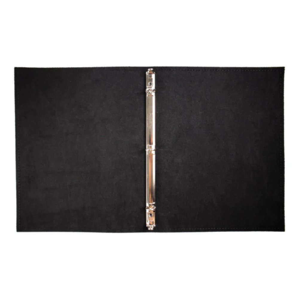 Risch GENUINE-BINDER 8.5X11 Oil-Tanned Leather Binder 8-1/2 Inch with 3 Rings Risch GENUINE-BINDER 8.5X11 Oil-Tanned Leather Binder 8-1/2 Inch with 3 Rings
