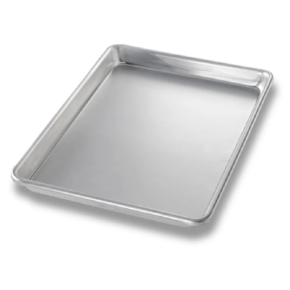 Chicago Metallic 40455 9-1/2 Inch Sheet Pan Quarter Size Aluminum with Coated Glaze
