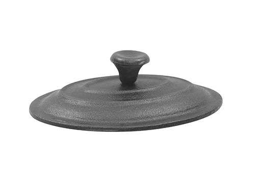 Tablecraft CW30112L 5 Inch Round Casserole Lid Knob Handle Cast Iron with Ergonomic