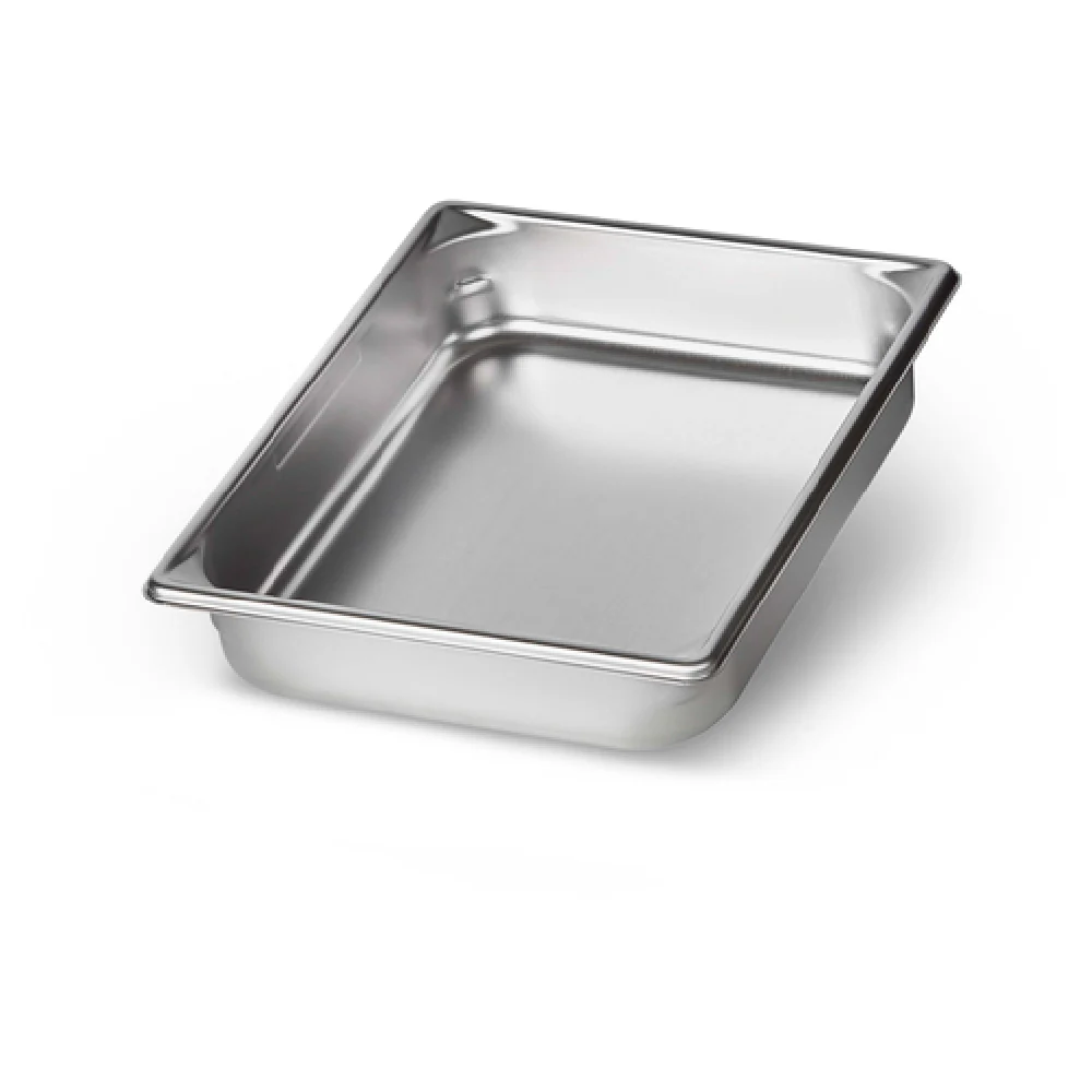 Vollrath 5IPH25 Half Size Induction Pan 4.3 Quart 22 Gauge Stainless Steel with Reinforced Pour Corners