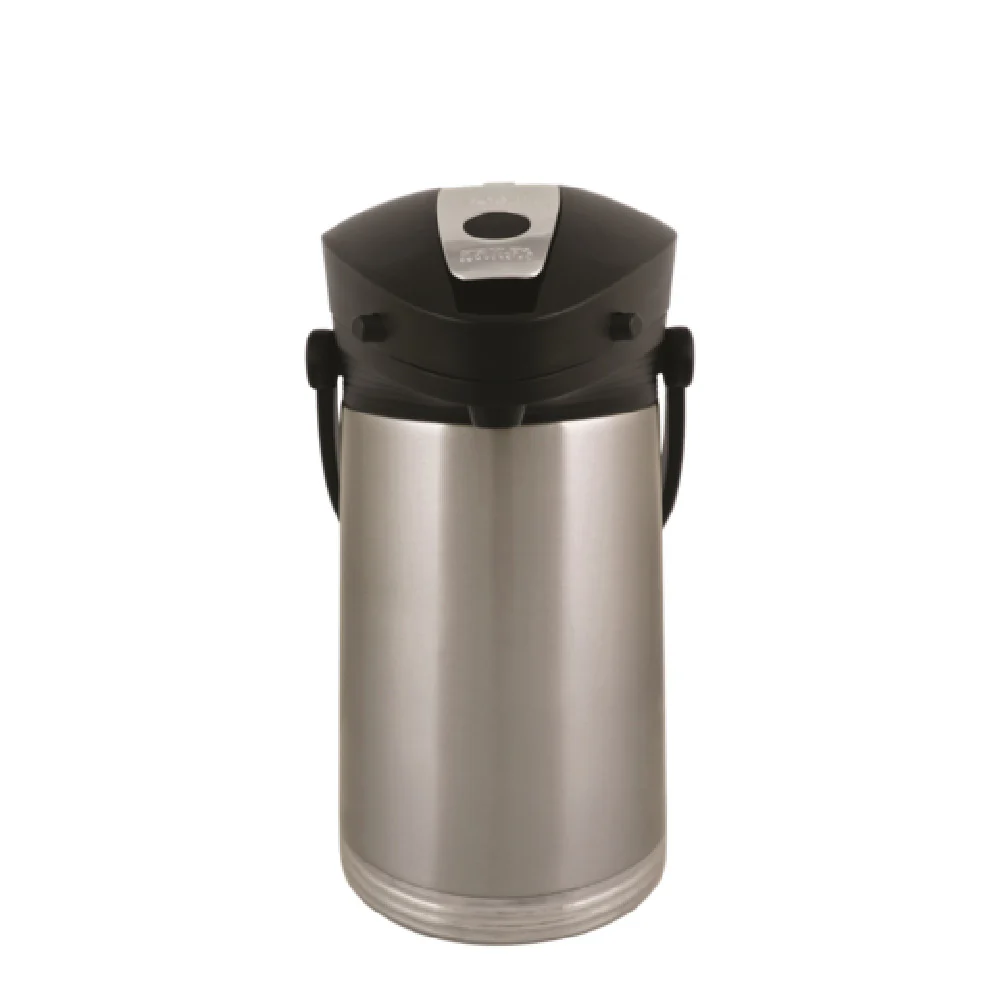 Service Ideas 10-00180-008 2.2 Liter Lever Style Airpot Stainless Steel with Ergonomic Handle Service Ideas 10-00180-008 2.2 Liter Lever Style Airpot Stainless Steel with Ergonomic Handle