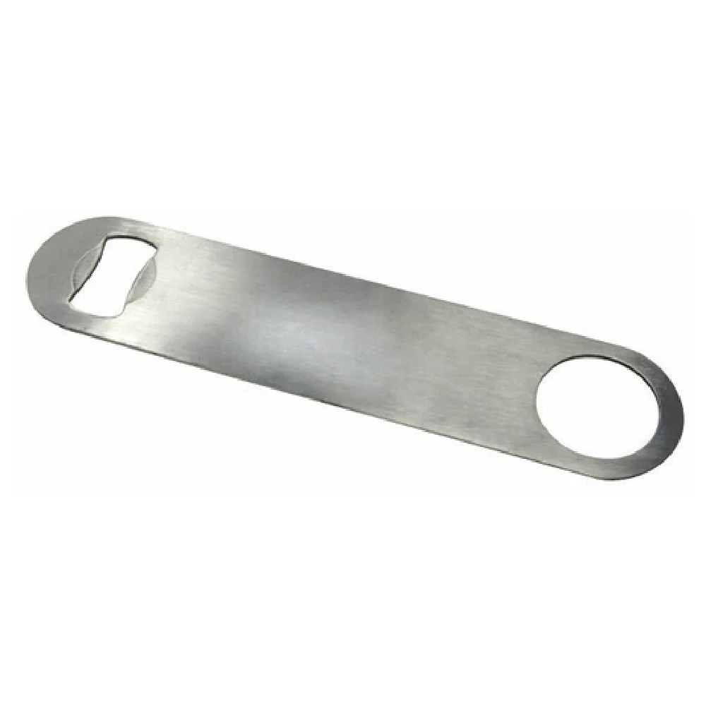 Omcan 80847 10 Inch Handheld Stainless Steel Bottle Opener Flat Durable
