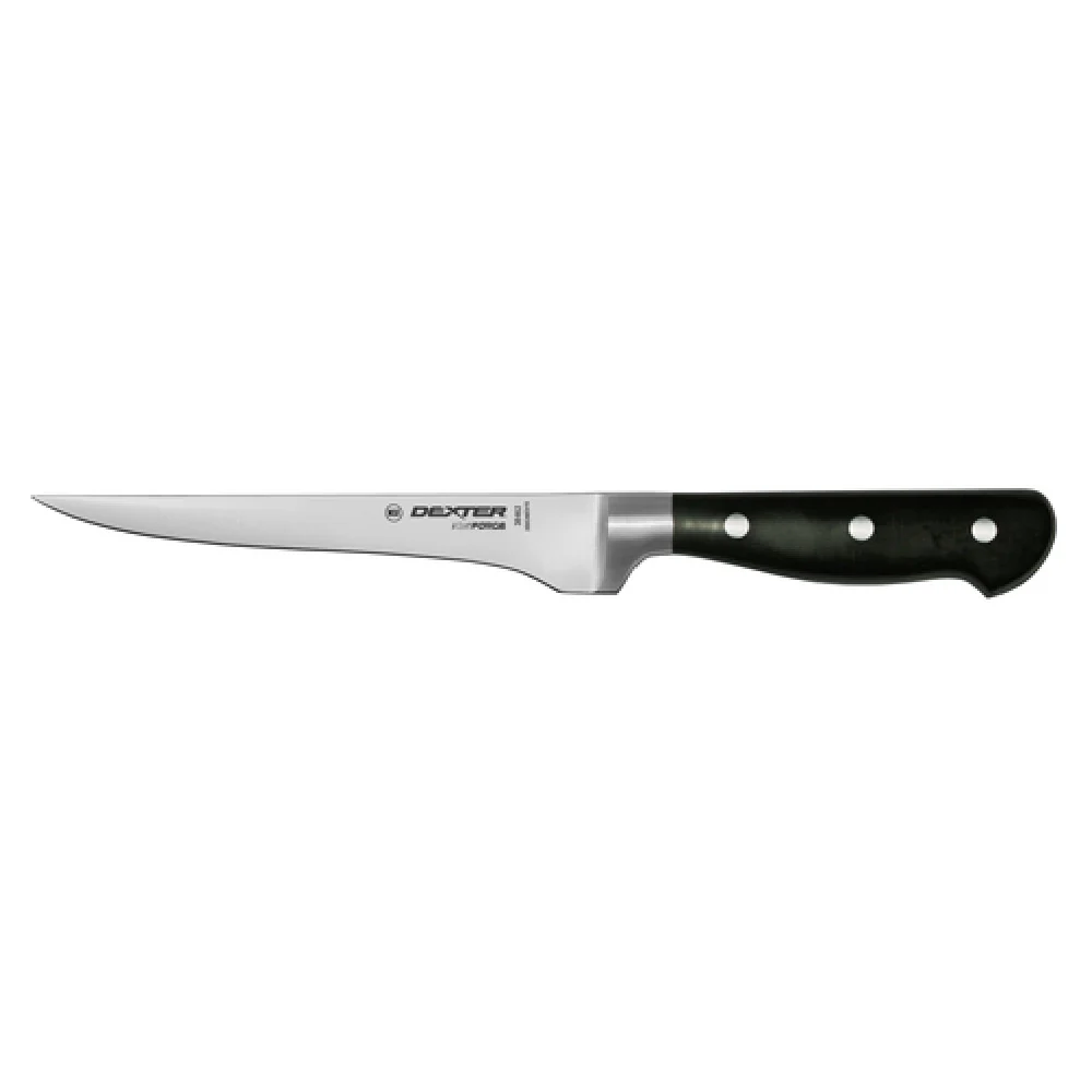 Dexter Russell 38462 6 Inch Boning Knife Forged POM Black Handle Stainless Steel