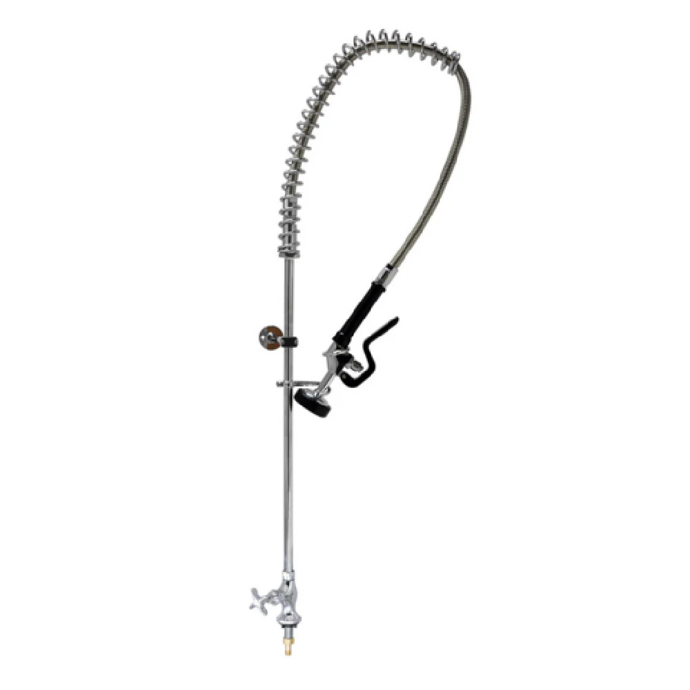 BK Resources BKF-LF-SDMPR-WB-G Pre-Rinse Faucet Assembly Stainless Steel Lead Free BK Resources BKF-LF-SDMPR-WB-G Pre-Rinse Faucet Assembly Stainless Steel Lead Free