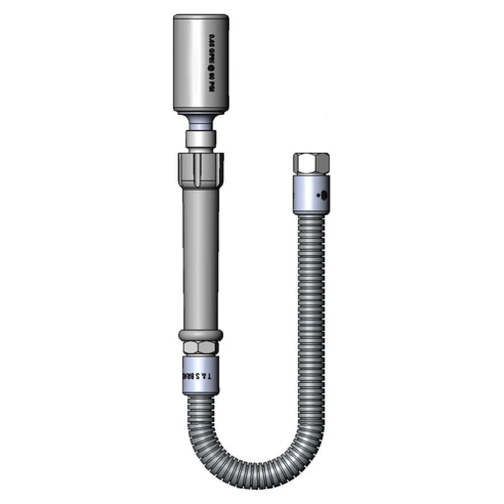 T&S Brass B-0020-HC 20 Inch Flexible Hose with Fan Jet Spray Head Stainless Steel T&S Brass B-0020-HC 20 Inch Flexible Hose with Fan Jet Spray Head Stainless Steel