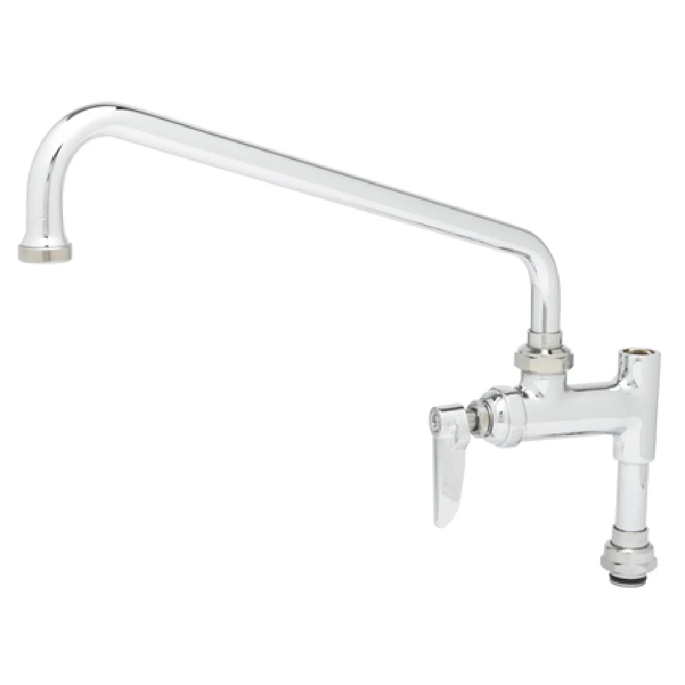 T&S Brass B-0156-EZ 12 Inch Add-On Faucet Lever Handle and Stainless Steel