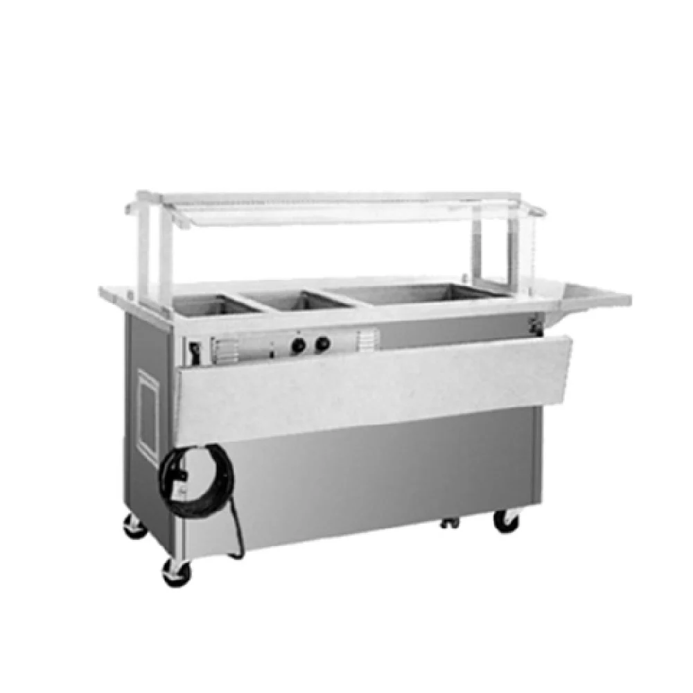 Delfield SH4C-96-NU 96 Inch Shelleysteel Combination Hot and Cold Serving Counter Delfield SH4C-96-NU 96 Inch Shelleysteel Combination Hot and Cold Serving Counter