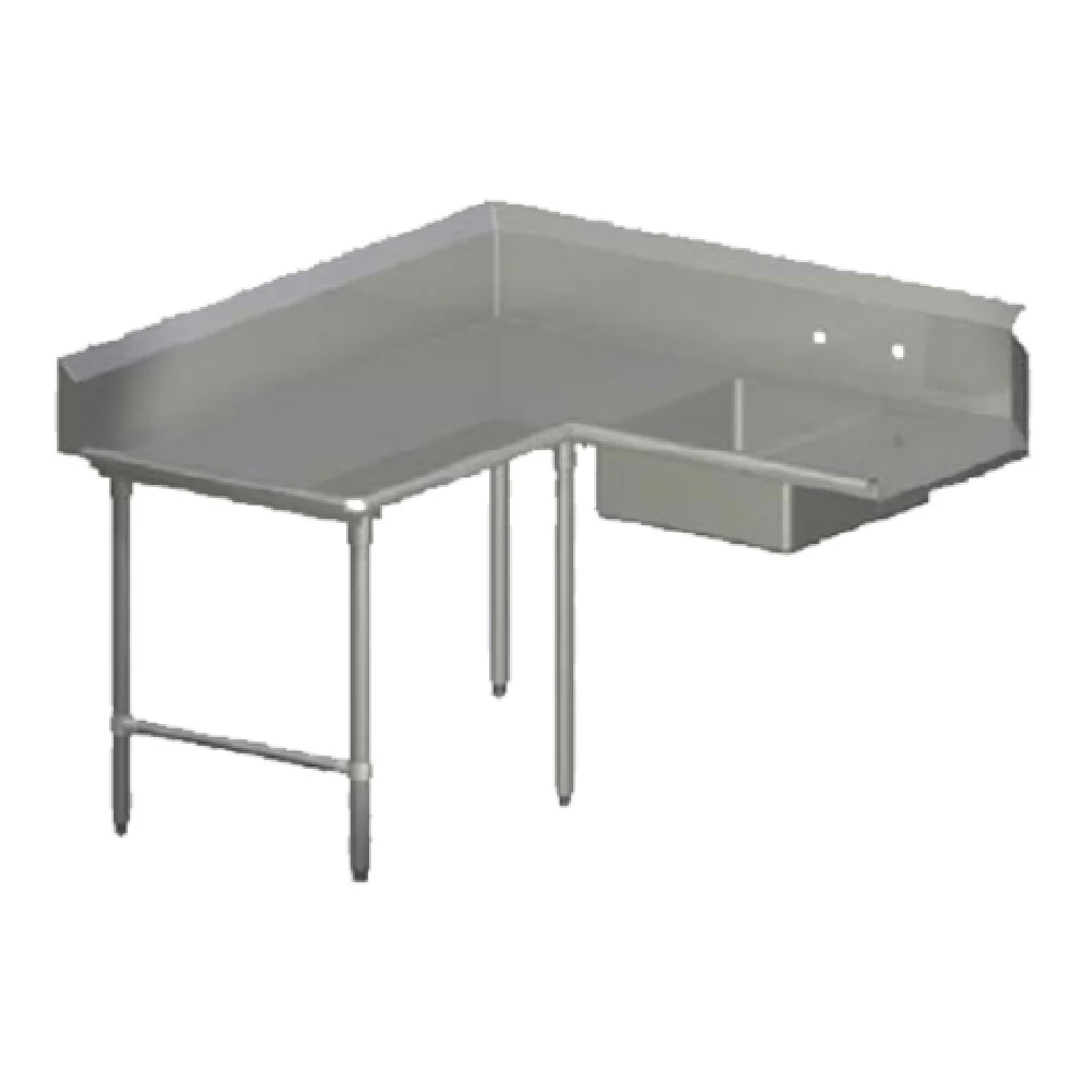John Boos SDT6-K60144GBK-L 60 Inch Pro-Bowl Soiled Dishtable Corner Design John Boos SDT6-K60144GBK-L 60 Inch Pro-Bowl Soiled Dishtable Corner Design
