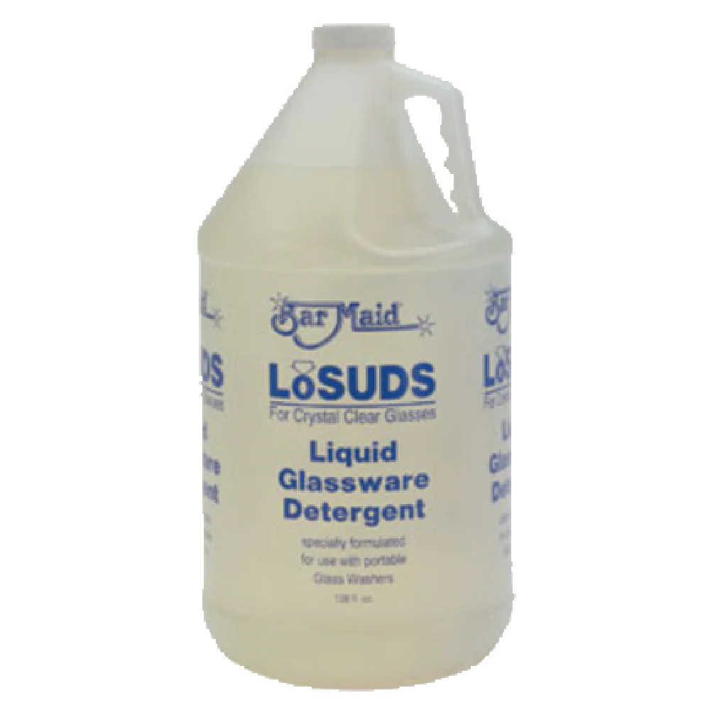 Bar Maid/Glass Pro DET-200 Bar Maid® LoSUDS Detergent 1 Gallon For Bar Glass Cleaning Bar Maid/Glass Pro DET-200 Bar Maid® LoSUDS Detergent 1 Gallon For Bar Glass Cleaning