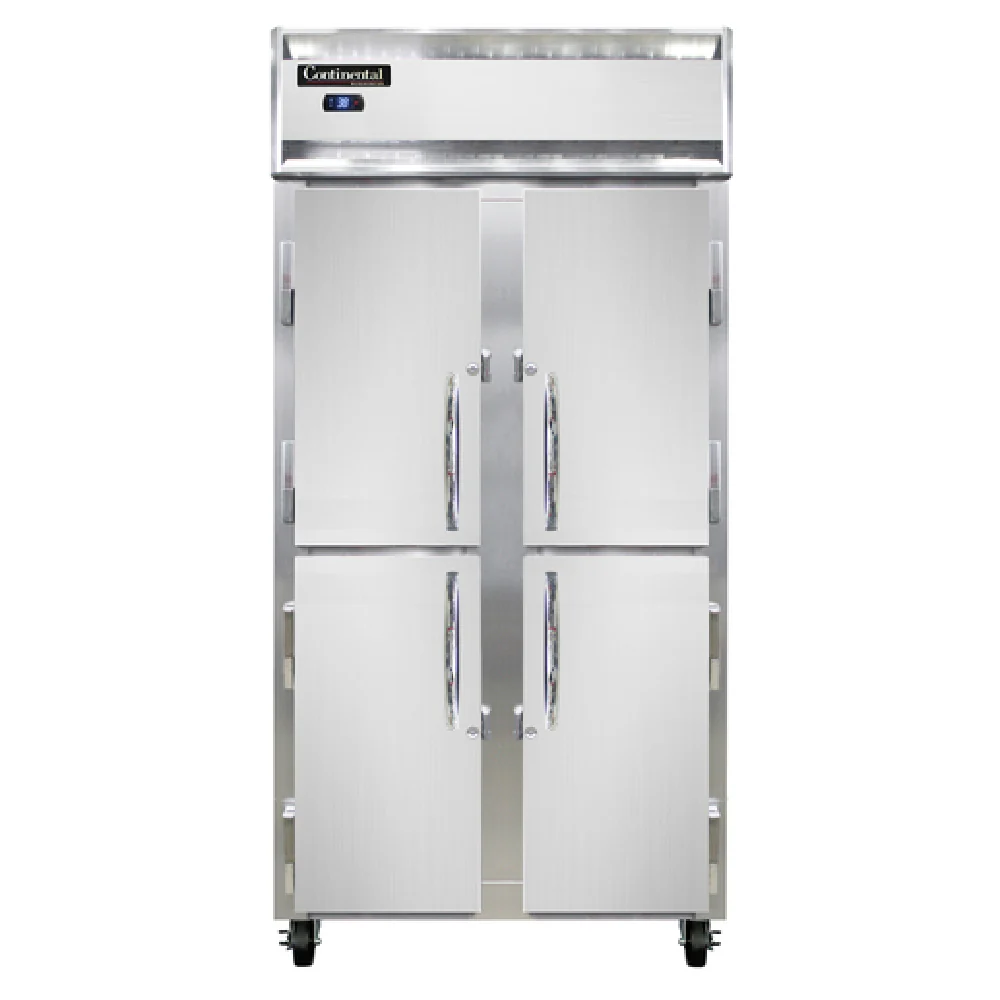 Continental Refrigerator 2RSENSAHD 36-1/4 Inch Reach-In Refrigerator Electric Stainless Steel